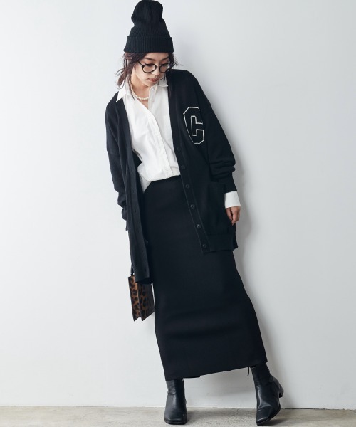 CHIC STYLE（シックスタイル） カーディガン 「大きいサイズ」綿100