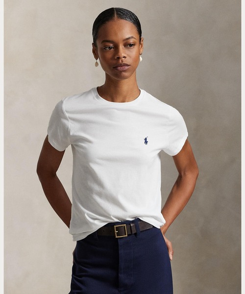 美品❤️現行タグ❤️ポロバイラルフローレン ロゴ コットン ジャージー Tシャツ L POLO RALPH LAUREN（ポロ・ラルフローレン） tシャツ コットン