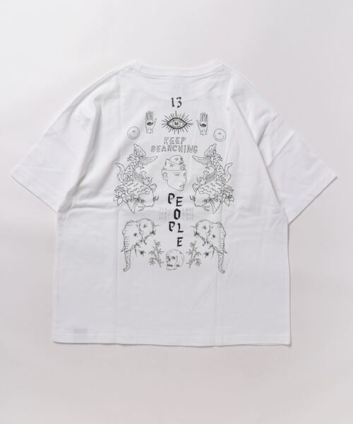tシャツ 「kocea」TATOO GRAPHIC TEE (ワイドシルエット)  (MA) レディース メンズ TONE tシャツ 「kocea」TATOO GRAPHIC TEE (ワイドシルエット