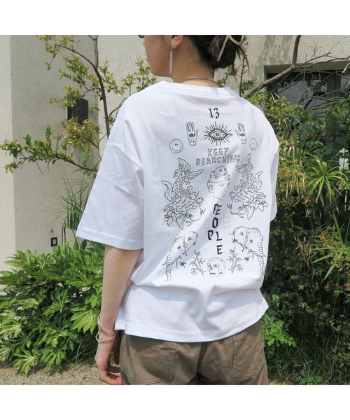 tシャツ 「kocea」TATOO GRAPHIC TEE (ワイドシルエット)  (MA) レディース メンズ