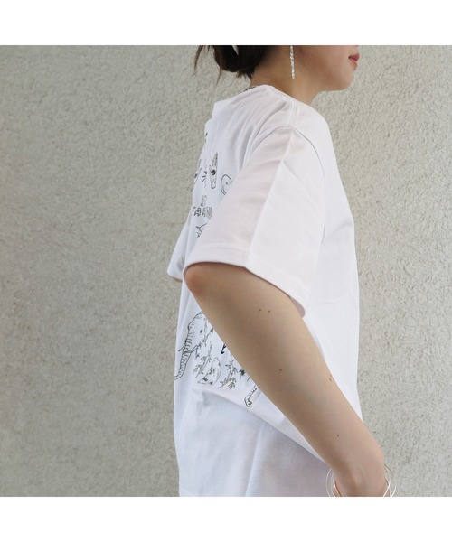 tシャツ 「kocea」TATOO GRAPHIC TEE (ワイドシルエット)  (MA) レディース メンズ TATOO GRAPHIC TEE (ワイドシルエット) | kocea