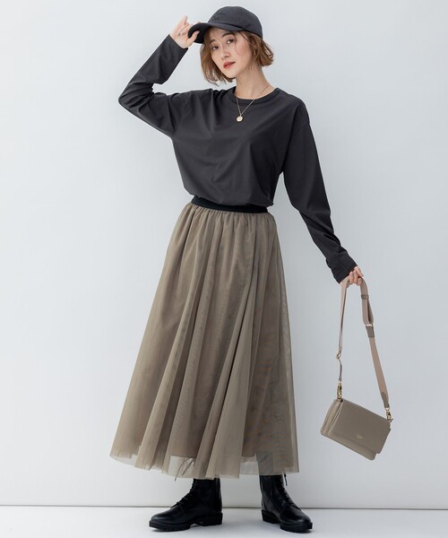 23区 スカート 「洗える」ソフトチュール : ZOZOTOWN Yahoo!店