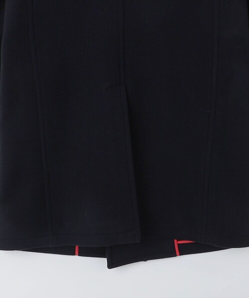 コート ピーコート BATEAUX DE SHIPS: ウール メルトン ロングPコート アウター HERRINGBONE RIVER CHESTERFIELD COAT【ヘリンボーンリバーチェスターフィールドコート】 N5995747566(38500円)