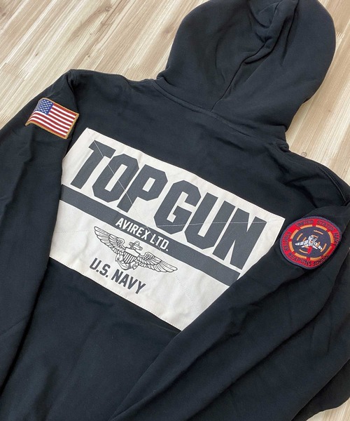 AVIREX（アヴィレックス） パーカー LONG SLEEVE ZIP PARKA DUST
