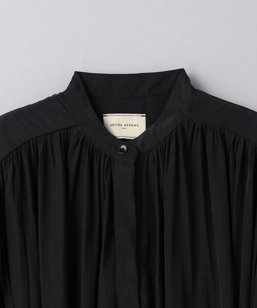 UNITED ARROWS ワンピース ギャザー ロングワンピース