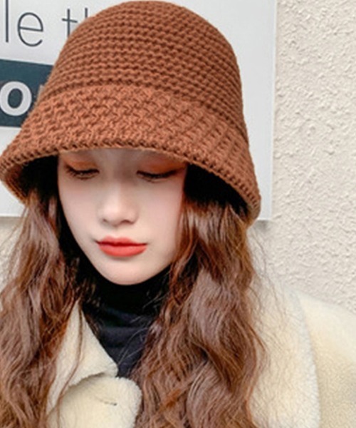 miniministore（ミニミニストア） 帽子 ハット ニットバケットハット