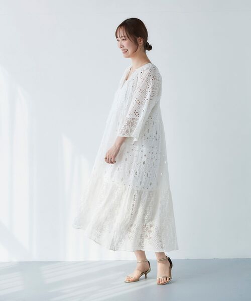 le.coeur blanc（ルクールブラン） ワンピース Fanaka ミックスレース