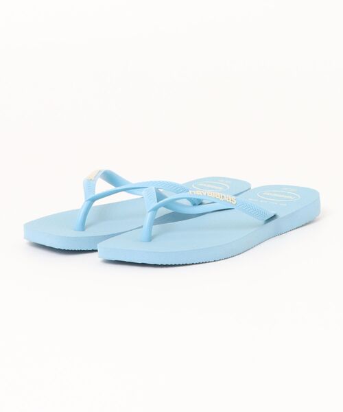 havaianas サンダル (ハワイアナス) /Slim Square Logo Pop Up
