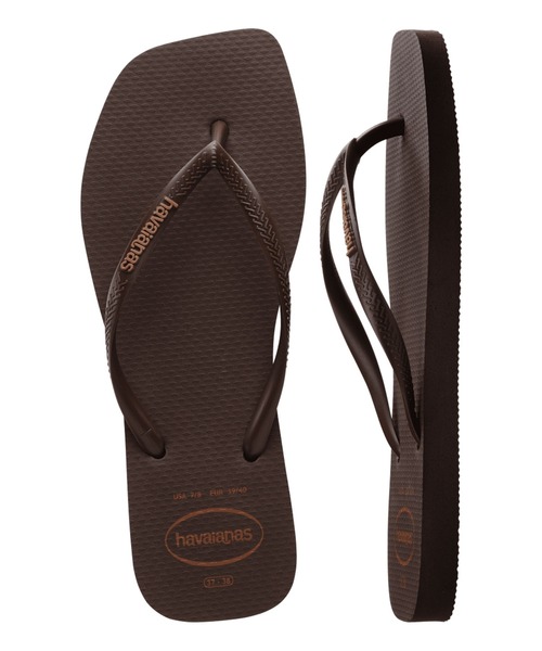 havaianas サンダル (ハワイアナス) /Slim Square Logo Pop Up