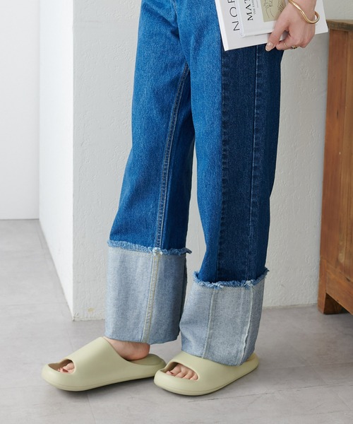 ＊ JEANS＊EVA サンダル Discoat サンダル EVAホームサンダル レディース : ZOZOTOWN