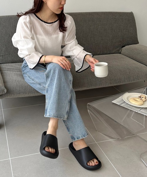＊ JEANS＊EVA サンダル Discoat サンダル EVAホームサンダル レディース : ZOZOTOWN