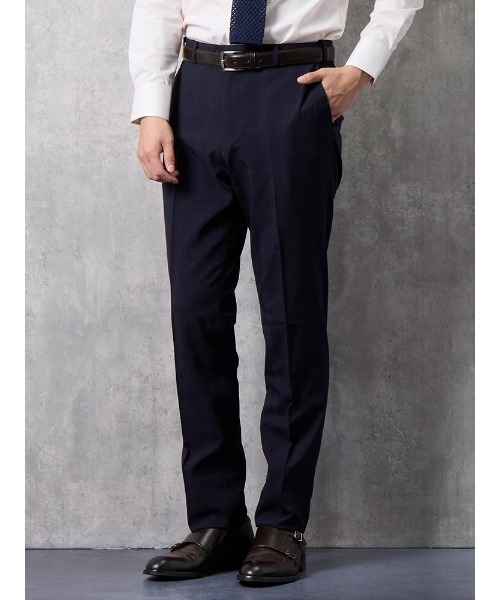 誠実 Perfect スラックス シャドウチェック スラックス FActory Suit パンツ
