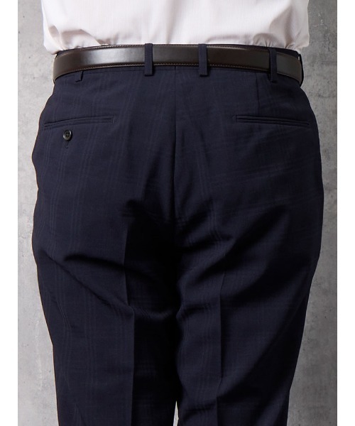 Perfect Suit FActory スラックス シャドウチェック スラックス