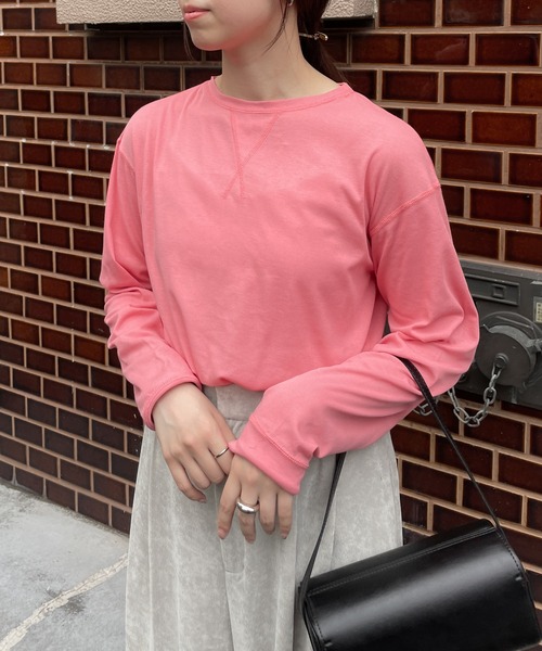 Audrey and John Wad tシャツ クルーネック長袖カットソー