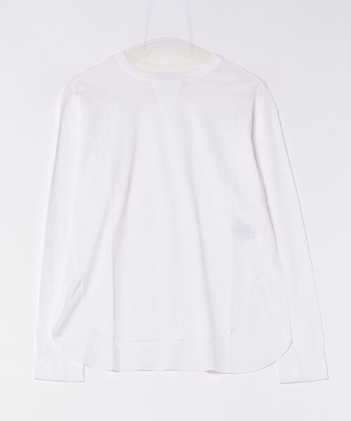 tシャツ 「手洗い可」ラウンドネックカットソー レディース Audrey and John Wad tシャツ クルーネック長袖カットソー