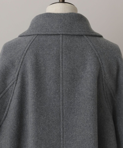 【美品◎ウール100％】23区 Pコート ダブルボタン アウター 日本製 グレ ✨美品✨23区 COLOMBO ピーコート ダブルボタン カシミヤ混