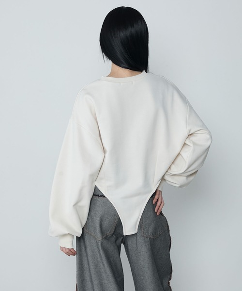 le ELMi トレーナー スウェット Bodysuit-like sweatshirt