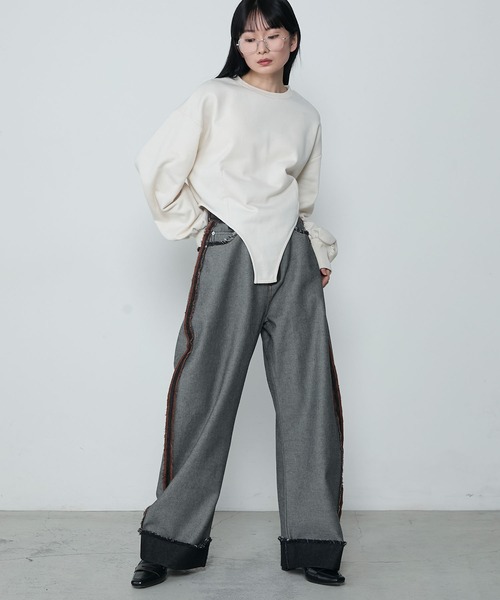 le ELMi トレーナー スウェット Bodysuit-like sweatshirt