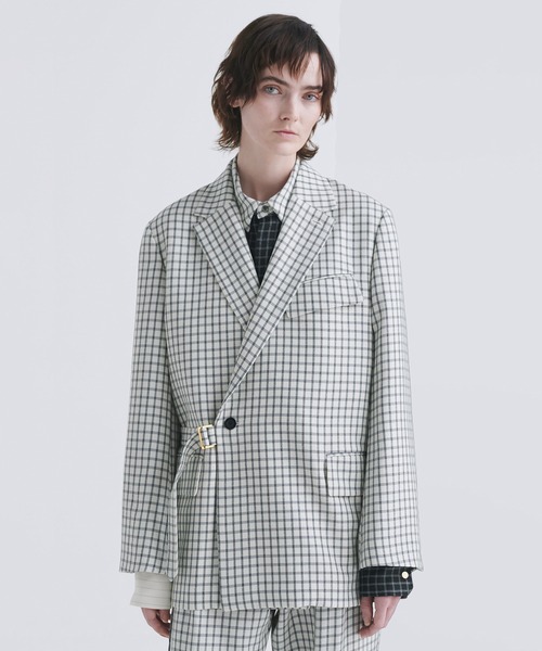 CULLNI ジャケット テーラードジャケット Check Tailored Tie
