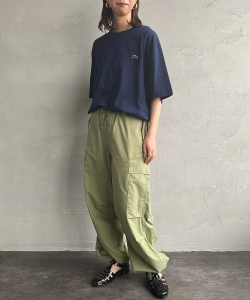 LACOSTE tシャツ 「LACOSTE/ラコステ」 ワンポイントロゴ クルー