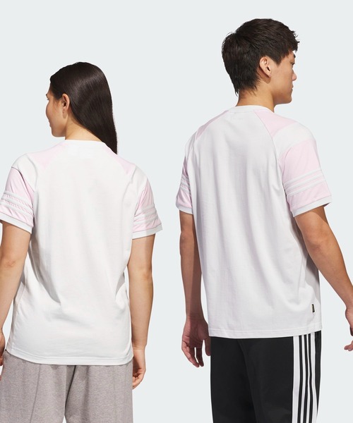 adidas Tシャツ adidas アディダス TREFOIL Tシャツ 背中にスニーカープリント