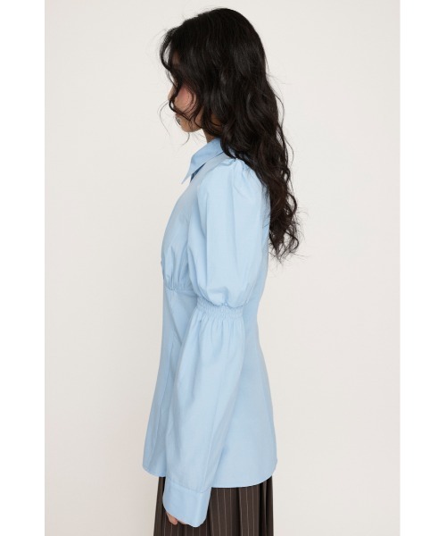 SLY ブラウス SLY ブラウス シャツ FRONT ZIP SH BL フロント ジップ
