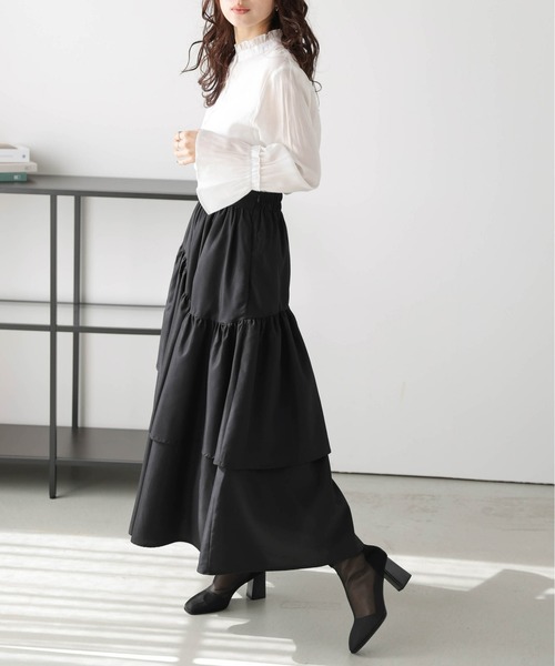 スカート アシンメトリーティアードスカート : ZOZOTOWN Yahoo
