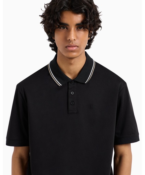 AX ARMANI EXCHANGE AX ロゴグラム ポロシャツ 半袖 アルマーニ ARMANI EXCHANGE ポロシャツ 「A|X アルマーニ エクスチェンジ