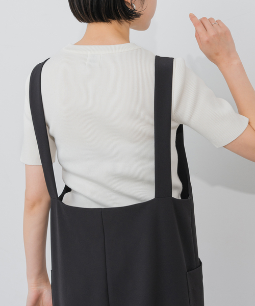 Spick＆Span ニット セーター 手洗い可 / 18Gリブニットハーフ