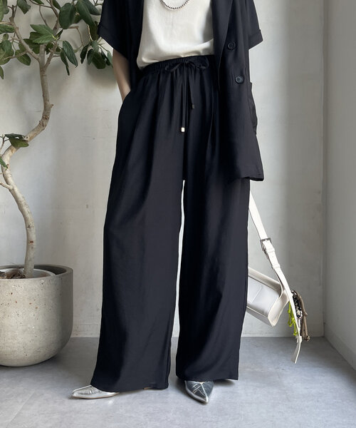 100％品質 DouDou パンツ ZOZOTOWN : レディース 「WEB限定」ワイドパンツ サロペット・オーバーオール・オールインワン