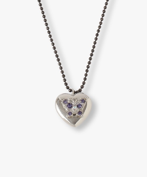 【ANNA SUI】即対応 ハート 蝶モチーフ ネックレス ANNA SUI ネックレス ハート 蝶モチーフ レディース : ZOZOTOWN