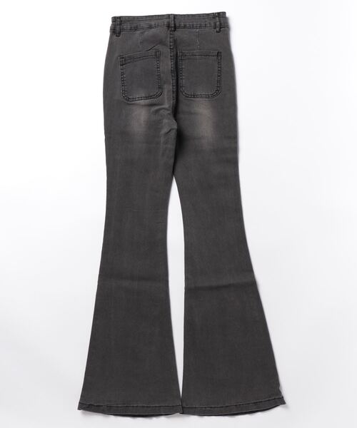 [NinaetLina] обработка Denim брюки M индиго голубой женский 