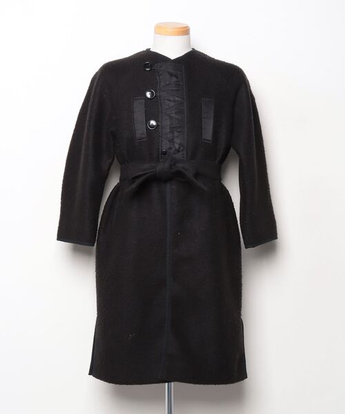 Johnbull（ジョンブル） ノーカラーコート FREE ブラック メンズ