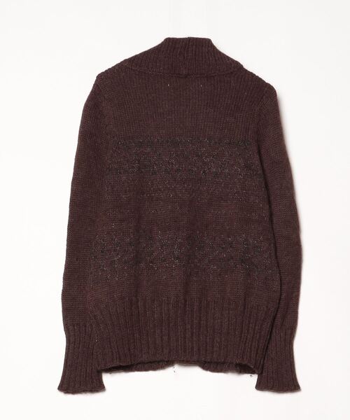 「suzuki takayuki」 ニットカーディガン - ブラウン レディース_画像2