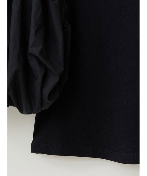 HER. tシャツ ボリュームスリーブカットトップス レディース