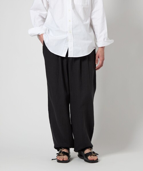 Steven Alan パンツ Sサイズ ブラック EASY PANTS STEVEN ALAN パンツ 「Steven Alan」 リネン イージー メンズ