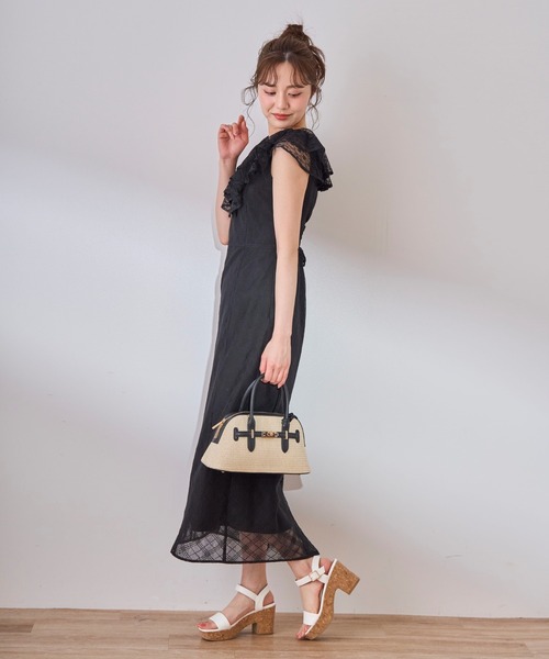 31 Sons de mode ワンピース 2025春夏新作 フリルカラーレース