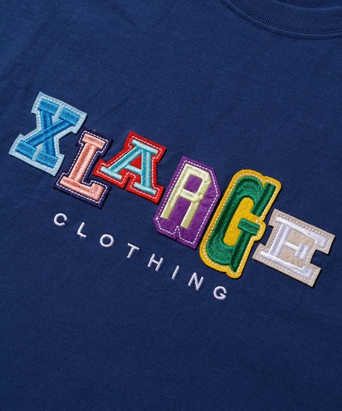 「XLARGE」 半袖Tシャツ L ネイビー メンズ