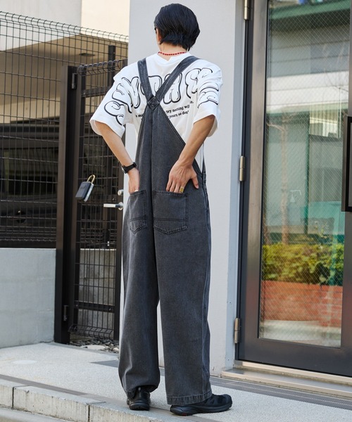 WEGO オーバーオール サロペット WEGO/デニムオーバーオール メンズ