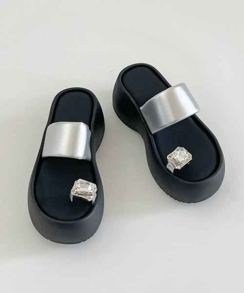 大好き Closet in Shoes サンダル プラットフォーム ボリューム 厚底 靴