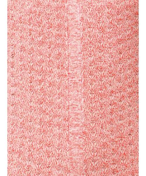 LAGUNAMOON ワンピース ミックスパターンカラーネックニットワンピース