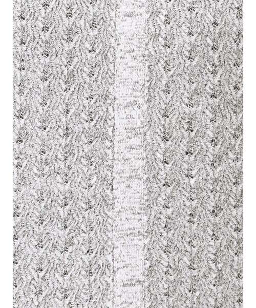 LAGUNAMOON ワンピース ミックスパターンカラーネックニットワンピース