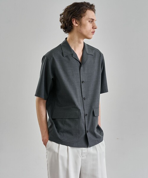 UNITED TOKYO　SCHONHERR WOOL ファティーグシャツ UNITED TOKYO（ユナイテッドトウキョウ） シャツ SCHONHERR WOOL