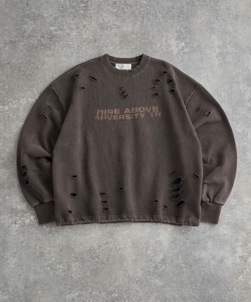 「ADRER」 スウェットカットソー X-SMALL グレー メンズ