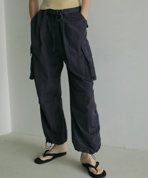anuke（アンヌーク） パンツ Nylon Cargo Pants レディース : ZOZOTOWN