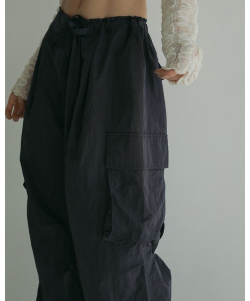 anuke（アンヌーク） パンツ Nylon Cargo Pants レディース : ZOZOTOWN