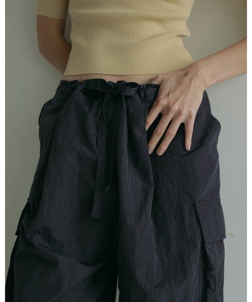 anuke（アンヌーク） パンツ Nylon Cargo Pants レディース : ZOZOTOWN