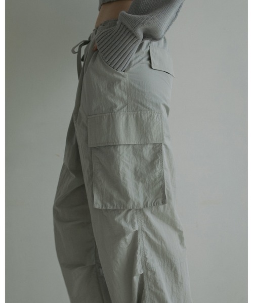 anuke（アンヌーク） パンツ Nylon Cargo Pants レディース : ZOZOTOWN
