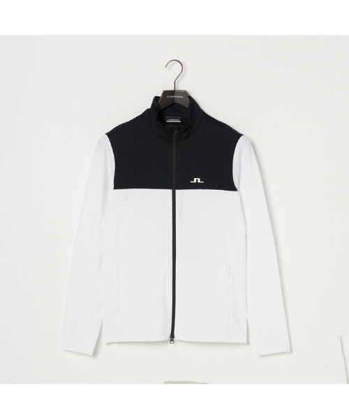 「J.LINDEBERG/GOLF」カラーブロックミッドレイヤー メンズ