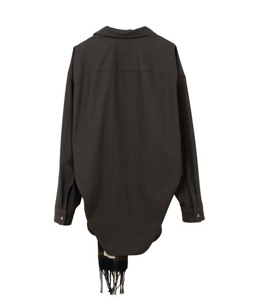 シャツ Scarf Combined Shirt メンズの画像